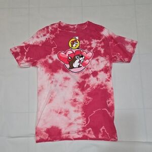 Bucee's Pink Tie-Dye T-Shirt